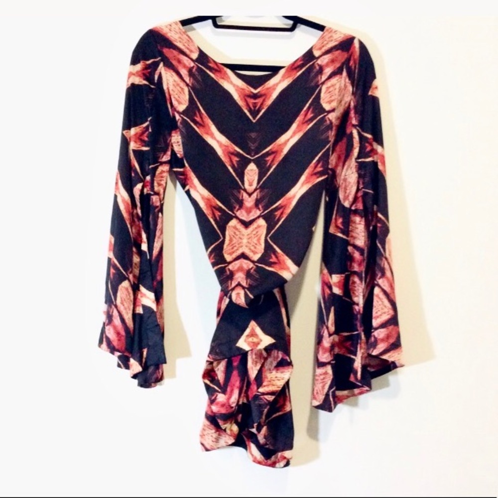 •T-BAGS / Flame Mini Shift Dress or Tunic
